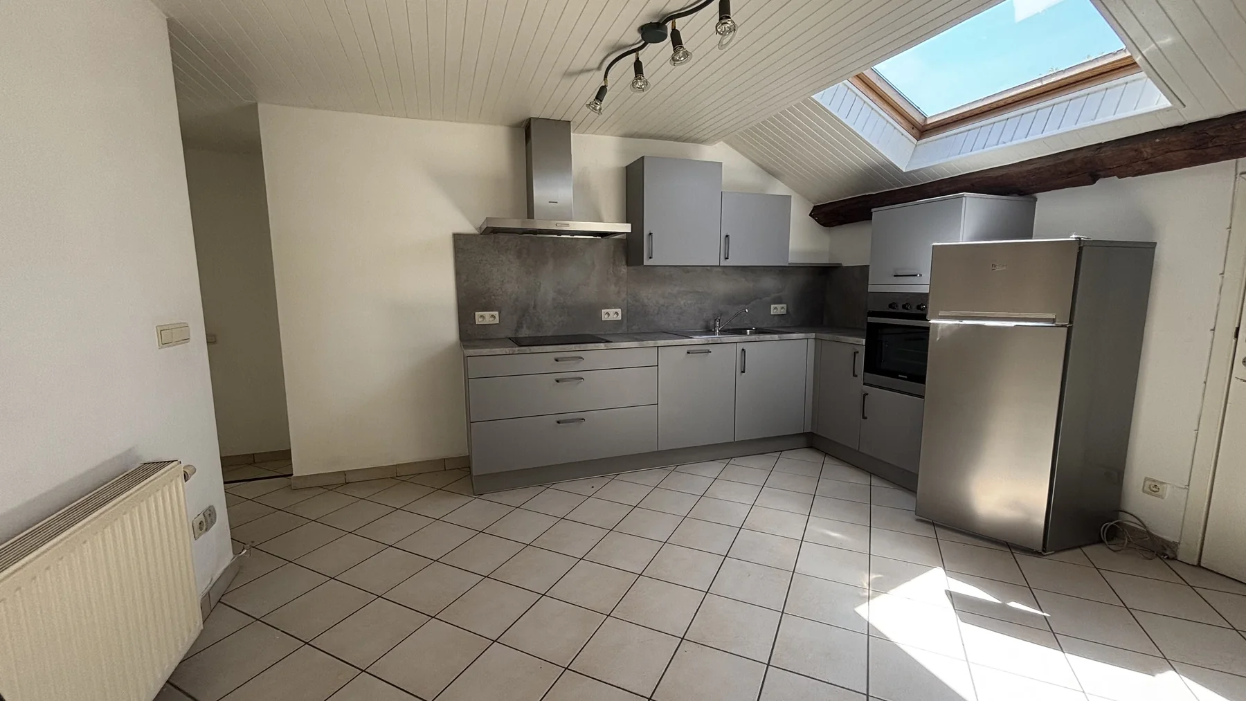 La cuisine sous les combles